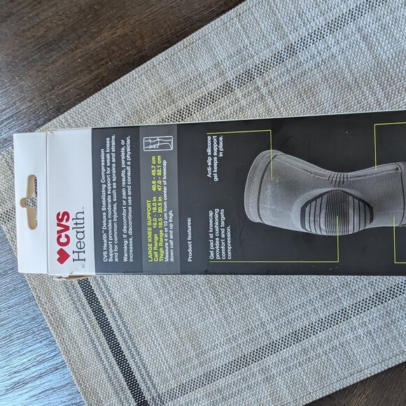 CVS New Size Large Knee Compression Support in Orginal Box - Picture 4 of 7